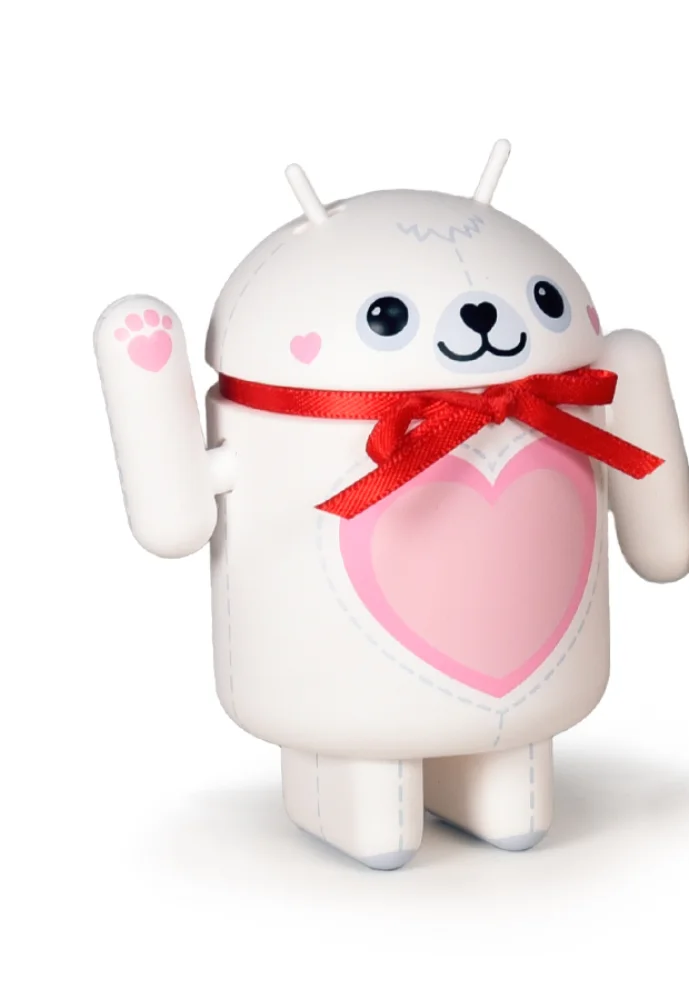Love Bear — White Android Mini Collectible