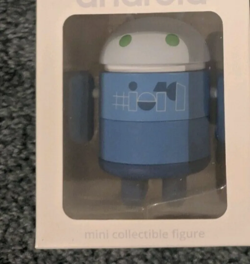 I/O 2019 — Blue Android Mini Collectible