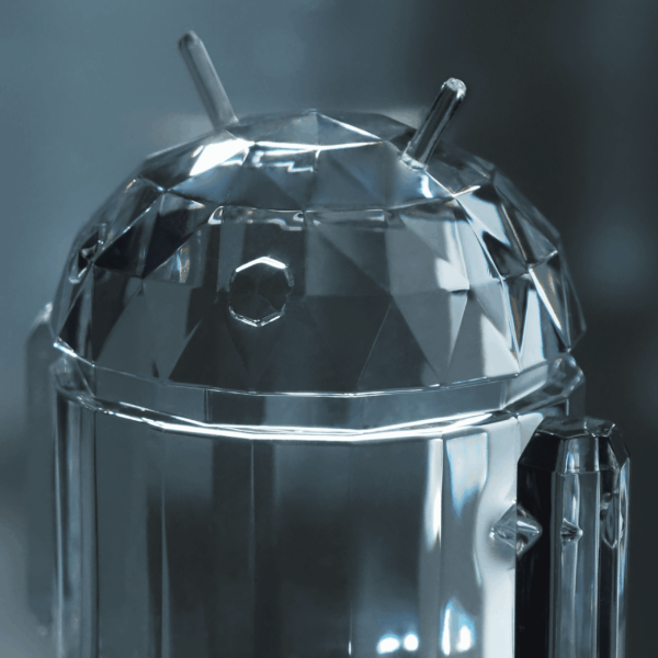 Crystalized — Crystal Clear Android Mini Collectible